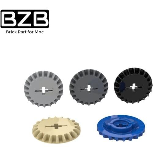 BZB MOC 32198 20 Tooth Gear Tooth Disc Outer Diameter 20.5 High-Tech Creative Building Block Model Kid ToyS DIY Best Gifts