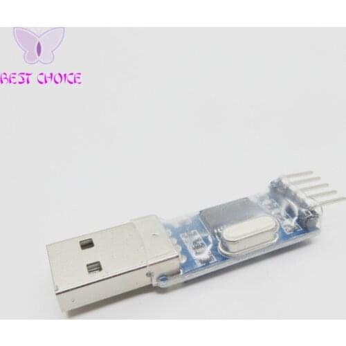 10PCS USB to TTL / USB-TTL / STC microcontroller programmer / PL2303 in nine upgrades plate with a transparent cover