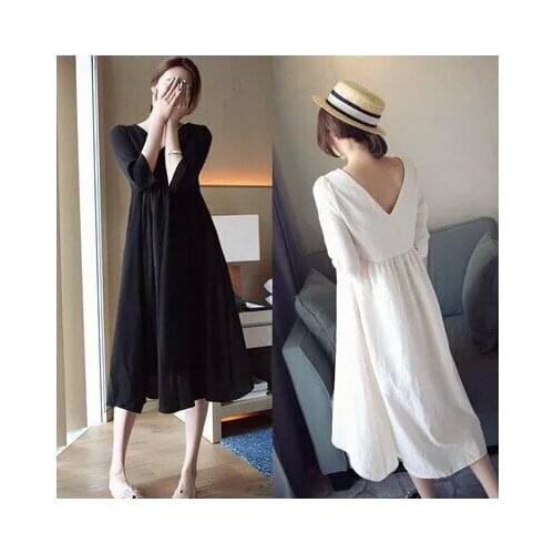 2019 summer maternity dress ladies care dress summer dress pregnant women large size pregnant women breastfeeding dress