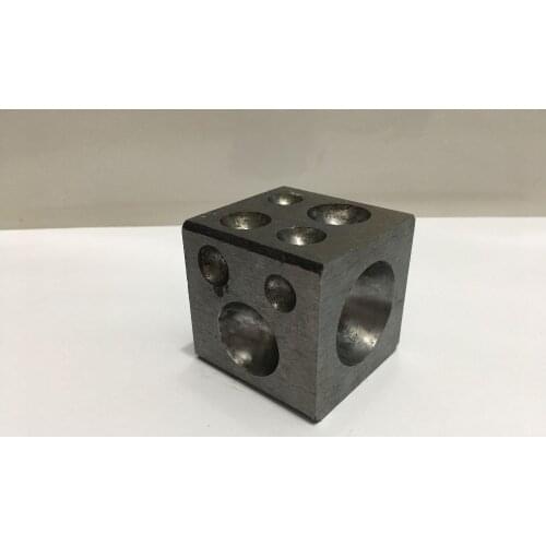 50mm Jewelry Dapping Tools Size Goldsmithing Tools Square Dapping Block