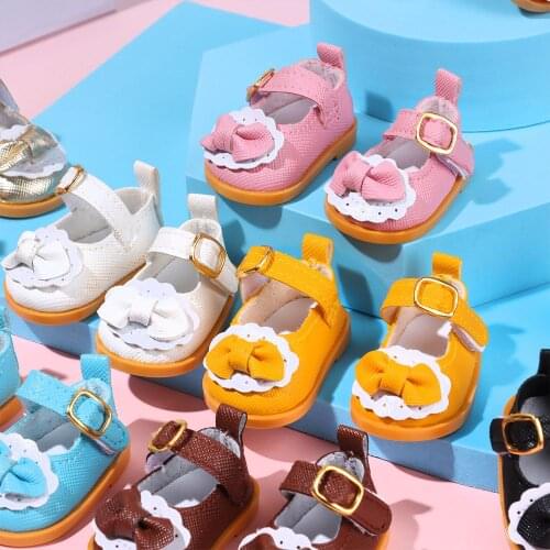 8 Style Doll Shoes Casual Shoes Bow Leather Shoes Fit For 14 Inches Doll Best Kids Gifts Doll Accessories Newest Spring Autumn