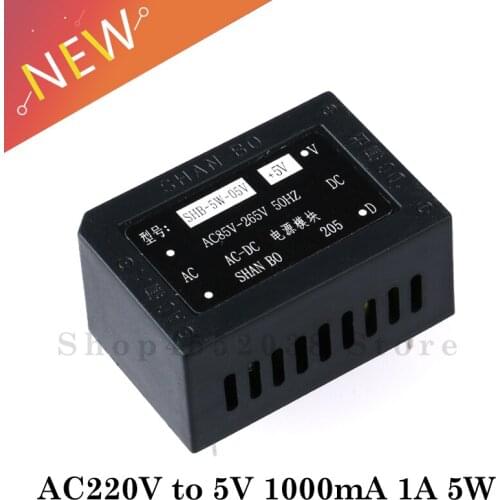 AC-DC 220V to 5V 1A 5W Switch Power Supply Module Step Down Buck Converter Household Switch