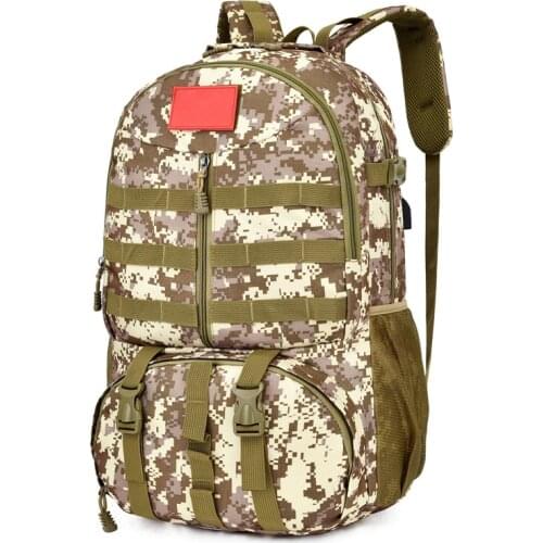 50L Large Capacity Army Tactical Backpacks Military Assault Bags Outdoor USB Backpack For Trekking Camping Hiking Hunting Bag