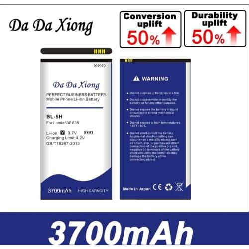 Da Da Xiong 3200mAh BL-5H BL5H Li-ion Phone Battery for Nokia Lumia 630 635 636 638 RM-977 RM-978 RM 977 978