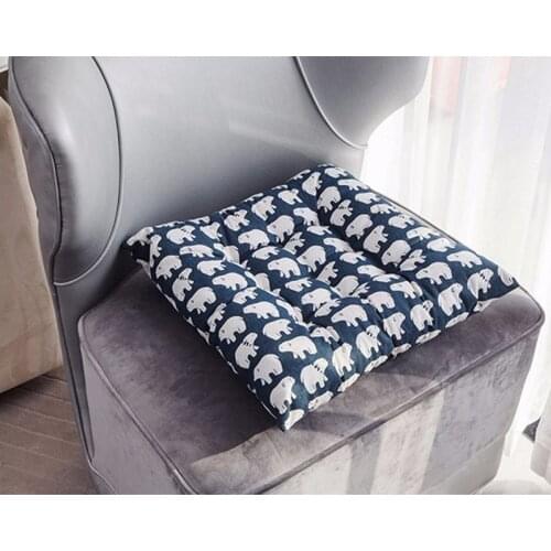 50*50cm Chair Seat Pads With Cord For Patio Home Car Sofa Office Decor Square Pillow Solid Mat Drop Shipping Baby pillow