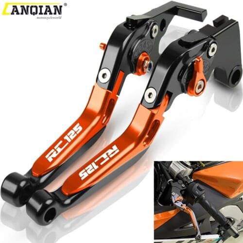 For RC125 2011 2012 2013 2014 2015 2016 2017 2018 2019 Motorcycle Adjustable Extendable Foldable Brake Clutch Levers RC125