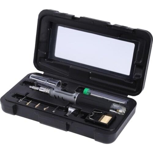 5PCS/LOT Self-Ignition 10-in-1 Gas Soldering Iron Cordless Welding Torch Kit Tool HS-1115K Outdoor portable Butane Torch