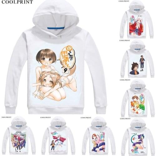 Yuuna and the Haunted Hot Springs Hoodies Hooded Hoodie Anime Manga Yuragi-so no Yuna-san Kogarashi Fuyuzora Cosplay Sweatshirts