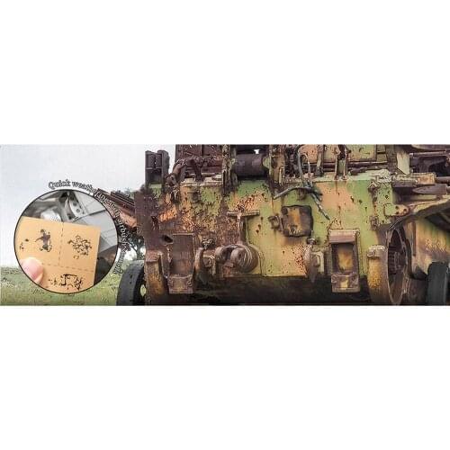 Paint Crack Effects Airbrush Stencils Tools for 1/24 1/35 1/48 LIANG-0008 Model Tool