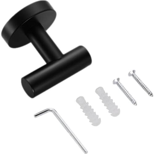 2 Pcs Wall Hooks Storage Holder For Bathroom Kitchen Wall Hanging Door Clothes Towel Racks Anti-rust Durable For Home Hotel