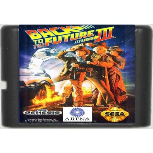 Back to The Future 3 NTSC-USA 16 bit MD Game Card For Sega Mega Drive For Genesis