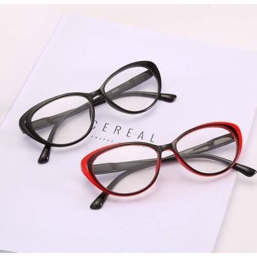 New Reading Glasses Women Cat Eyeglasses Clear Lens Presbyopia Spectacles Red Eyewear +1.0 +1.5 +2.0 +2.5 +3.0 +3.5 +4.0
