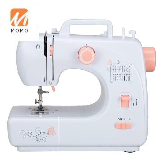 Apparel machinery FHSM-508 mini double threads sewing portable sewing machine
