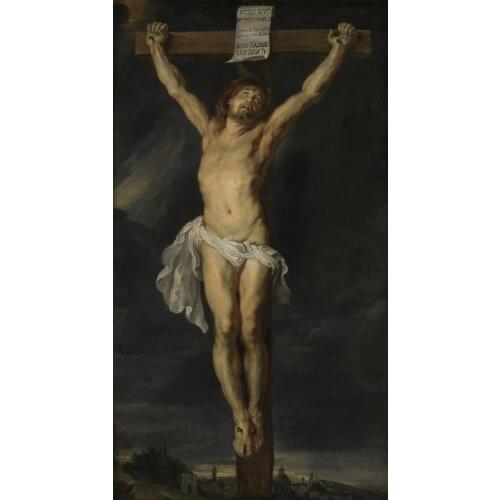 Wholesale painting # TOP religious ART # Peter Paul Rubens - Christ Crucified # Christ Jesus crucifixion canvas oil painting