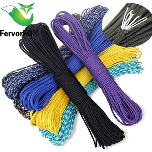 100Meter Paracord 550 Paracord Parachute Cord Lanyard Rope Mil Spec Type III 7Strand Climbing Camping survival equipment