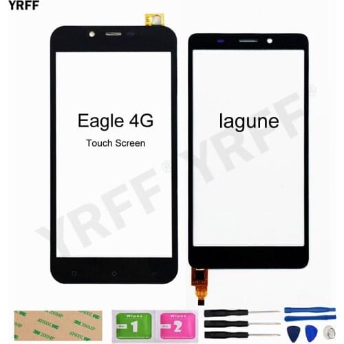 For Vertex Impress Eagle 4G Touch Screen For Vertex Impress lagune Touch Screen Digitizer Glass Panel Sensor Front Glass Parts