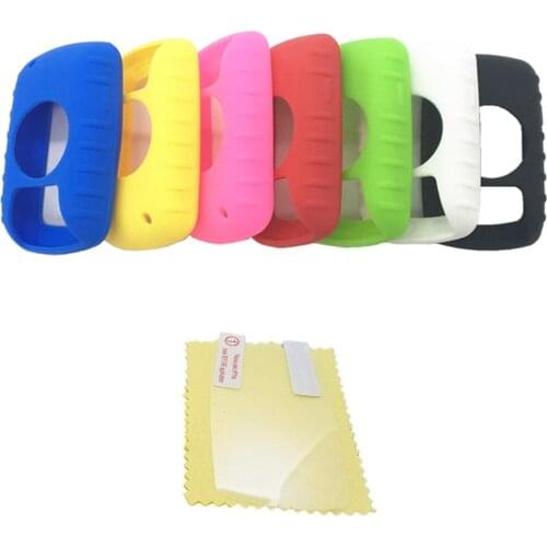 Generic Bike Gel Skin Case & Screen Protector Film for Garmin Edge 810 Edge 810 GPS Computer Quality Case for edge 800 / 810