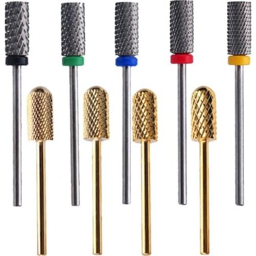 1Pc Carbide Nail Drill Bit Polishing Clean Burr All For Electric Nail Machine Nail Drill Manicure Cleans Keratin Accessories