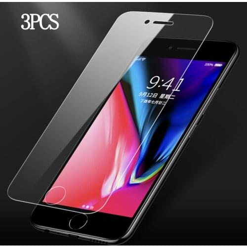 3PCS2.5Dscreen protectors for iphone 11Pro 6s 7 8Plus Ese Xr XS Max 9H reinforce Hd glass Protective film of mobile phone screen
