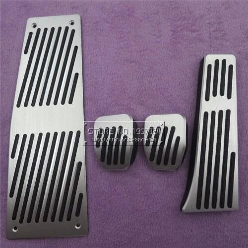Car Decoration Accessories for BMW E60 Accelerator Foot Rest Fuel Brake AT/MT Modify Pedal Styling Sticker Covers Gas pedals pad