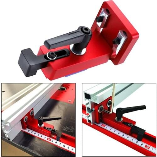 Aluminum Alloy T-track Slot Connector 30/45 Type Sliding Chute Backer Fixed Tool Chute Accessories Guide Rail Fixing Tool