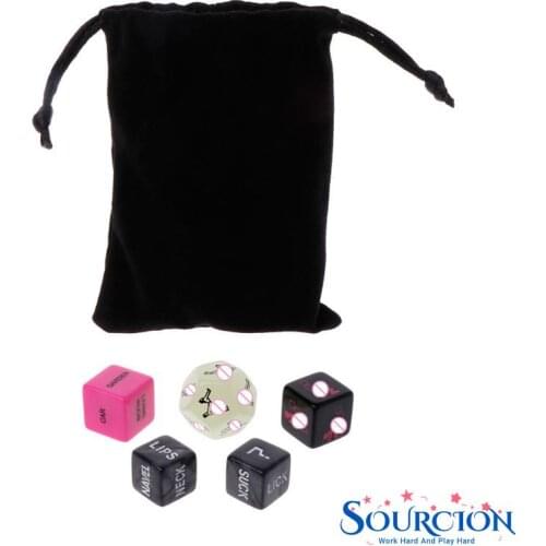 Free Shipping 5pcs Sex Dice Fun Adult Erotic Love Sexy Posture Couple Lovers Humour Game Toy Novelty Party Gift Dices Beads