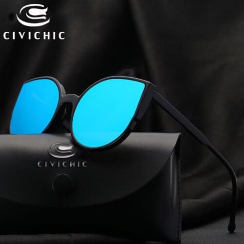 CIVICHIC HD Lunettes De Soleil Femme UV400 Sunglasses Woman Cats Eyes Glasses Hipster Street Snap Oculos De Sol Retro Gafas E241