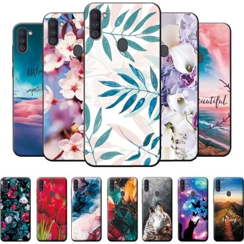 For Samsung A11 Case 6.4" Soft Silicon Tpu Back Phone Covers For Samsung Galaxy A11 GalaxyA11 A 11 SM-A115 a115 Cartoon Cases