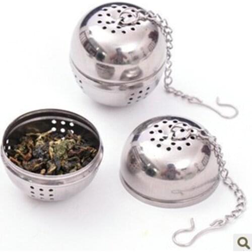 Duolvqi 1pcs Spice Egg Shaped Silver Stainless Steel seasoning Ball teakettles Strainer Tea filter Locking