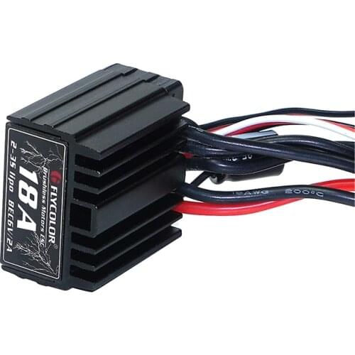 Flycolor Car ESC 18A 25A 35A 3S Brushless Electronic Speed Controll For RC Module Cars Toy Cars Trucks Climbing Car