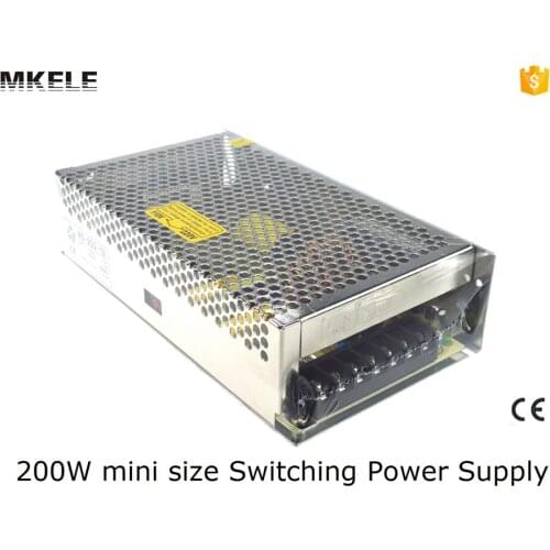 MS-200-12 new up!Mini size single output new type dc12V 16.7A 200w switching power supply smps with CE certification