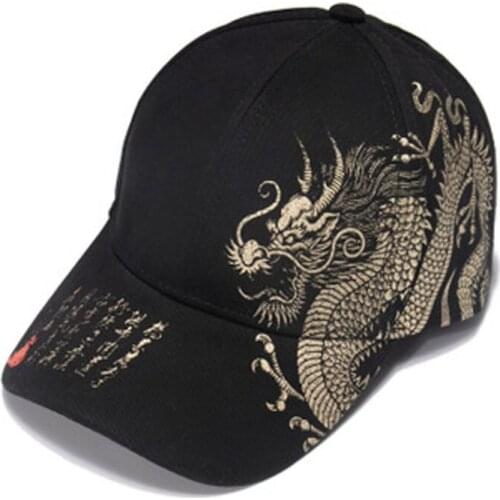 2021 New CAP, Men And Women Chinese Fashion Dragon Matching Sun Cap, Outdoor Street Hip-hop Baseball Cap Man