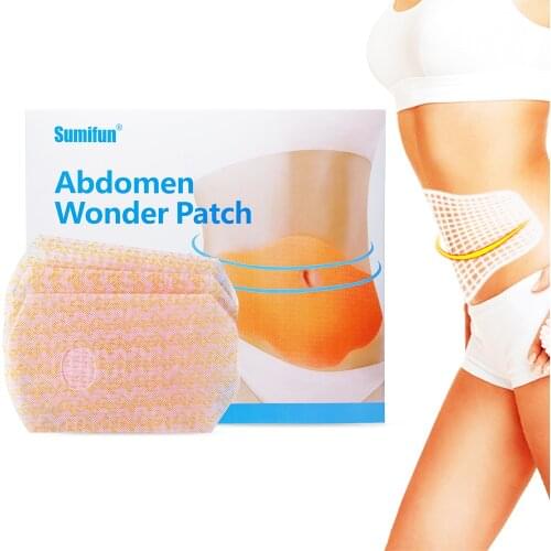 New Arrival 5 Pcs/Box Slimming Patch New Wonder Belly Abdomen Weight Loss Fat burning Slim Patch 100 Natural Ingredients JMN013
