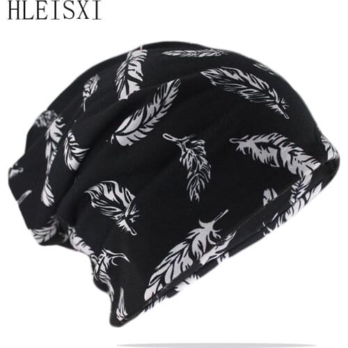 New Fashion Female Spring Beanies Skuliies Autumn Warm Scarf Two Used Girl Floral Hats Brand Outdoor Turban Bone Gorras