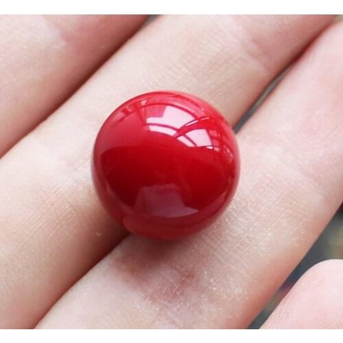 Red Shell pearl Half Drilled Round Loose Beads 10pcs per package, DIY Jewelry Making !We provide mixed wholesale for all items