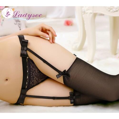 Black Big Bow Simplicity Elasticity Fashion Women/female/Lady Sexy Garter Belts for stockings, Metal Clips Suspender Belt S510