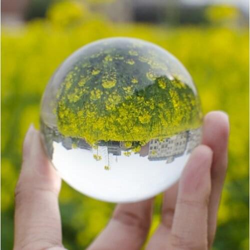 Globe K9 Clear Chandelier Lens Ball Crystal Glass Ball Crystal Ball Stand For Sphere Photography Decoration Home Decorative ball