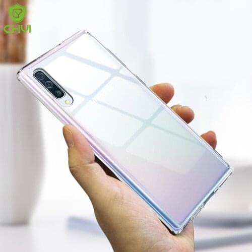 Luxury Transparent Phone Case For Samsung Galaxy A71 A51 4G A50 A30S A50S Clear TPU Bumper anti-drop Scratch proof hard back