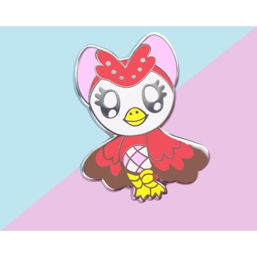Animal Crossings Celeste Hard Enamel Pin Cute Cartoon Sister owl Lapel Pins New Horizons Video Game Collect Medal Unique Gift
