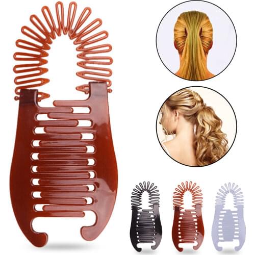 Woman Elastics Hair Braider Banana Clip Scorpion Type Hair Holding Tool Ponytail Rubber Bands Hair Accessories Hot