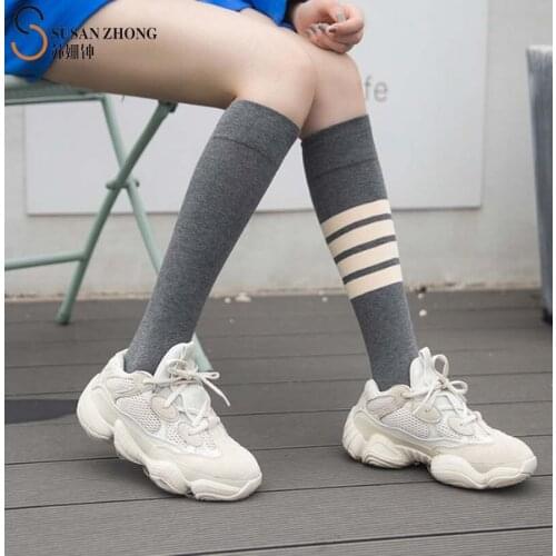 Women Socks Female Stockings Vintage Autumn Fall Stretch Cotton Warm Comfortable Print Pattern New Year Christmas Leisure Sports