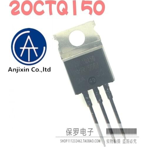 10pcs 100% orginal new real stock Rectifier diode 20CTQ150 20CTQ150PBF TO-220