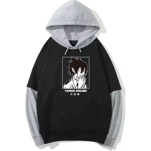 2021 Janpanese Anime my hero academia Hoodie Unisex Long Sleeve Funny Hip Hop Pullover Sweatshirts