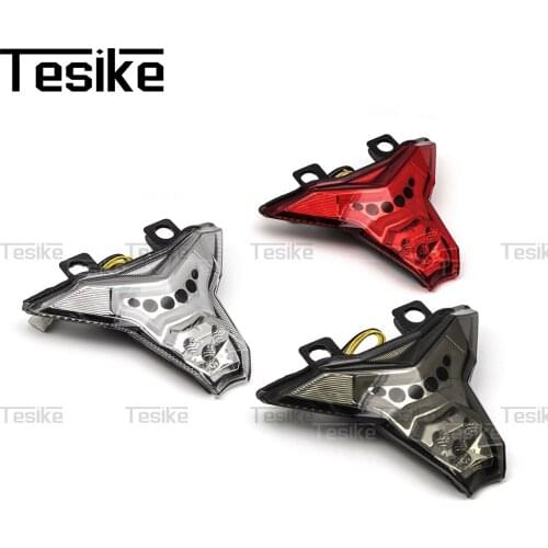 Motorcycle Accessories LED Rear Lights Tail Light Brake Turn Signal Integrated Lamp Assembly For KAWASAKI Ninja ZX10R ZX6R Z1000