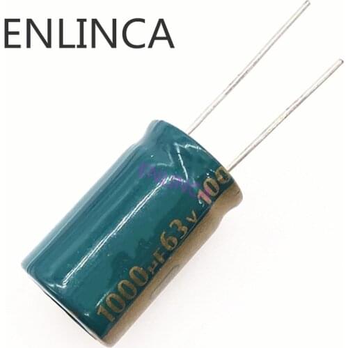 4pcs/lot H086 63V 1000UF aluminum electrolytic capacitor size 16*25 1000UF 20