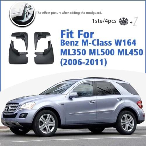 Mudguard For Benz ML class W164 Mud flaps ML350 ML500 ML450 2006-2011 Mudflaps Mudguards Car Accessories Splash Guard Fender