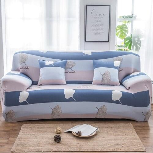 Blue Floral Sofa Cover for Living Room Elastic Stretch Sofa Covers Couch Sofa Protector Slipcover Seater Armchair Chair Cover