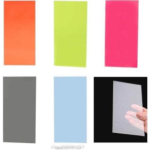 10×20cm Plexiglass Board Colored Acrylic Sheet DIY Toy Accessories Model Making N16 20 Dropshipping