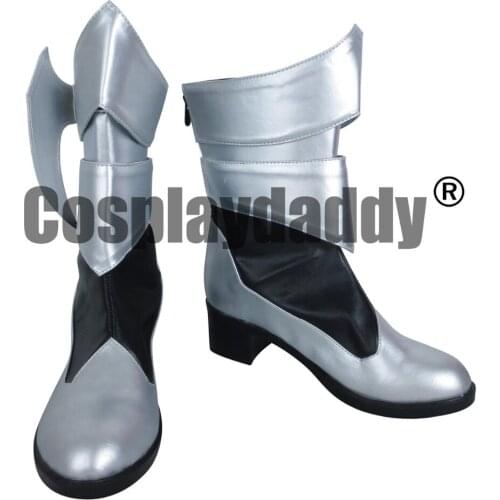 Kingdom Hearts Birth by Sleep Aqua Long Cosplay Shoes Boots C006