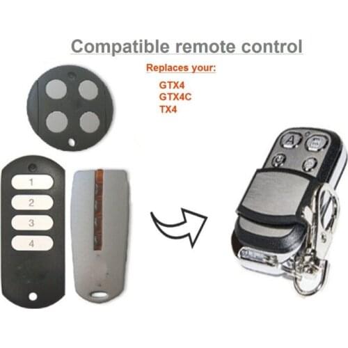 For GTX4, GTX4C,TX4 replacement remote control 433.92mhz nEW 2020